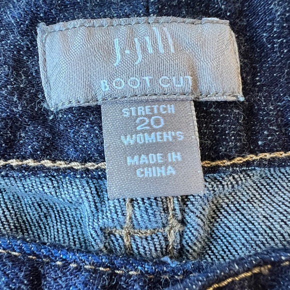 J. Jill Bootcut Stretch Dark Wash Jeans - Picture 7 of 9